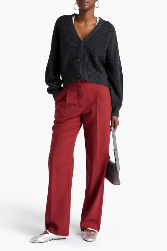 Brunello Cucinelli Mehrfarbige Woll-Freizeithose by Brunello Cucinelli