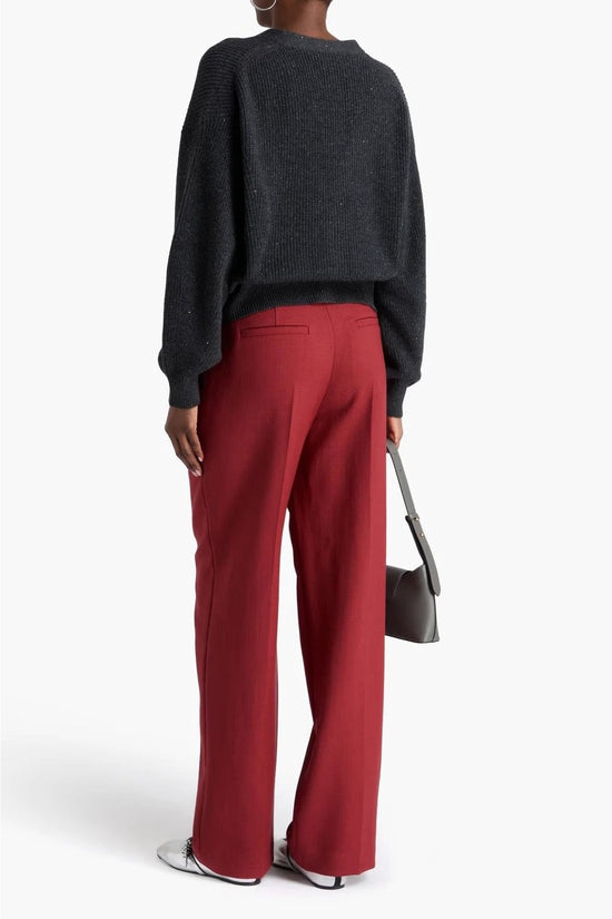 Brunello Cucinelli Mehrfarbige Woll-Freizeithose by Brunello Cucinelli