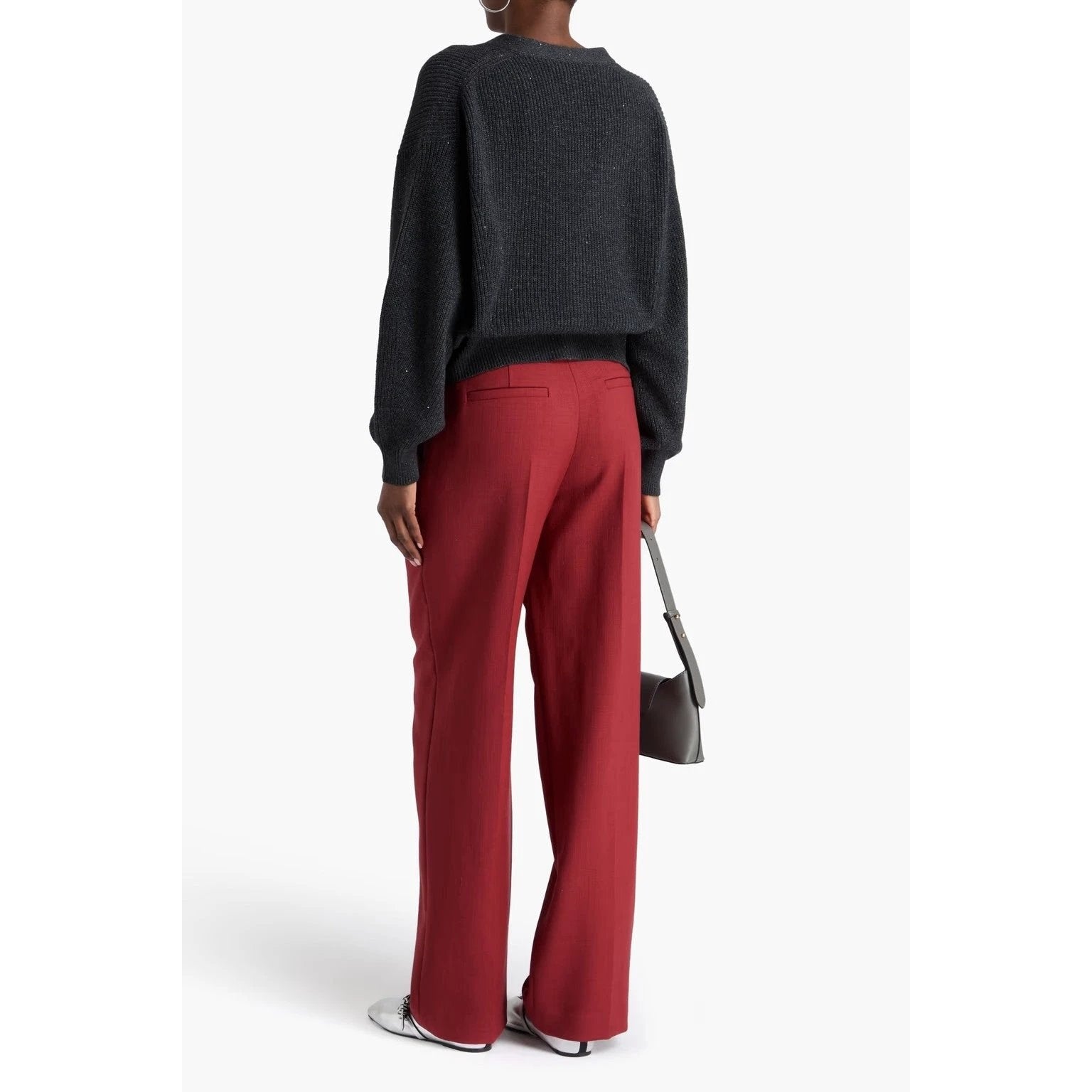 Brunello Cucinelli Mehrfarbige Woll-Freizeithose by Brunello Cucinelli