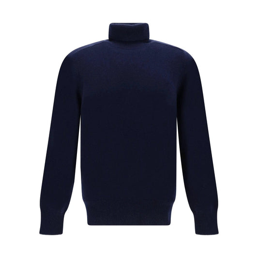 Brunello Cucinelli Cucinelli Blauer Kaschmir-Rollkragenpullover by Brunello Cucinelli Cucinelli