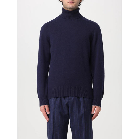 Brunello Cucinelli Blauer Kaschmir-Rollkragenpullover by Brunello Cucinelli