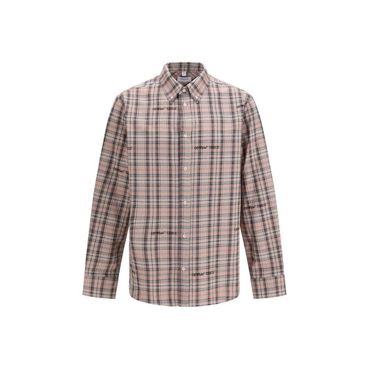 Off-White Mehrfarbiges Hemd aus Baumwolle mit Muster by Off-White