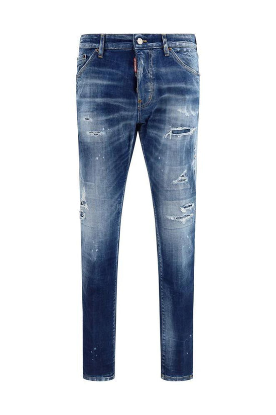 Dsquared² Blaue Slim Fit Jeans aus Baumwolle by Dsquared²