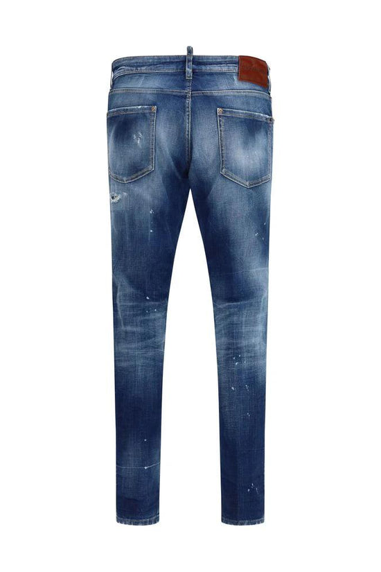 Dsquared² Blaue Slim Fit Jeans aus Baumwolle by Dsquared²