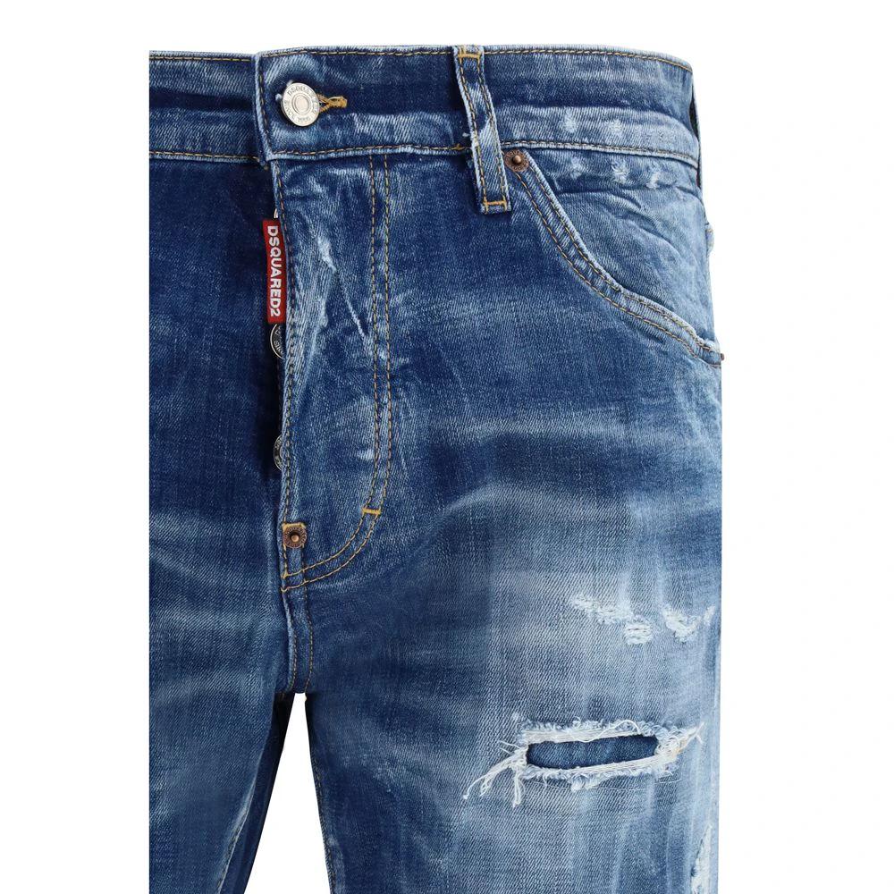 Dsquared² Blaue Slim Fit Jeans aus Baumwolle by Dsquared²