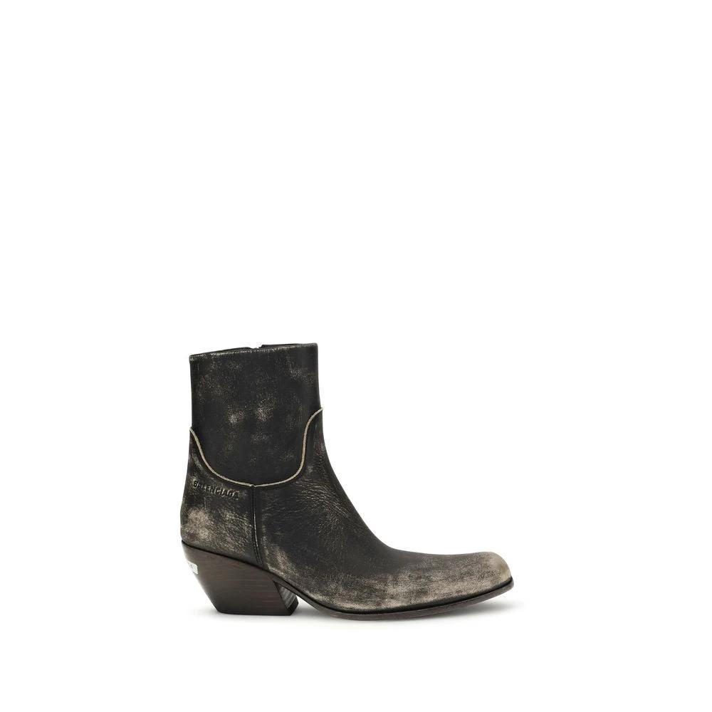 Balenciaga Schwarze Ankle Boots aus Kalbsleder Bos Taurus by Balenciaga