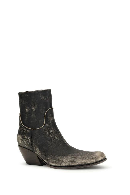 Balenciaga Schwarze Ankle Boots aus Kalbsleder Bos Taurus by Balenciaga
