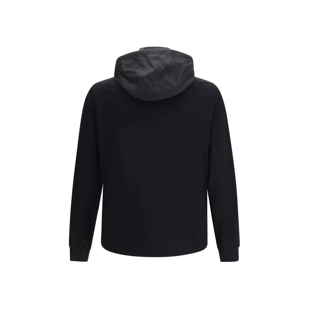 Prada Schwarze Baumwoll-Shell-Jacke by Prada