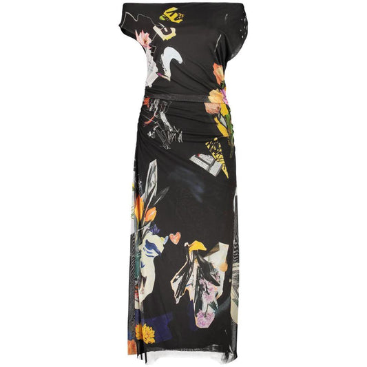 Desigual Schwarzes Viskosekleid für Damen by Desigual