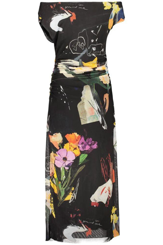 Desigual Schwarzes Viskosekleid für Damen by Desigual