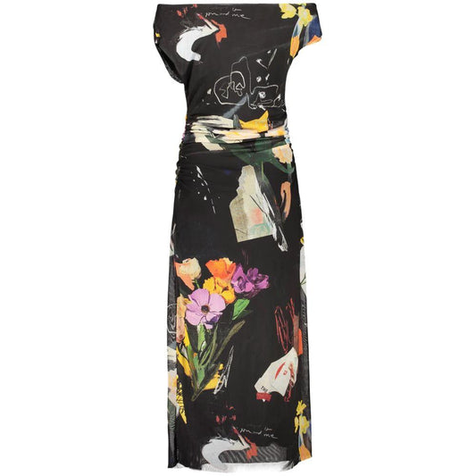 Desigual Schwarzes Viskosekleid für Damen by Desigual