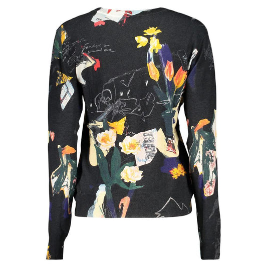 Desigual Schwarzer Damenpullover aus Viskose by Desigual
