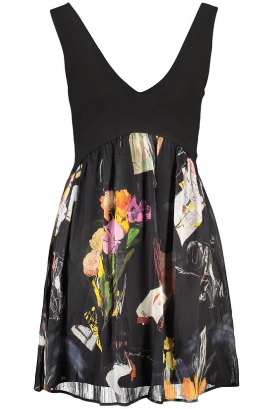 Desigual Schwarzes Damenkleid aus Polyester by Desigual