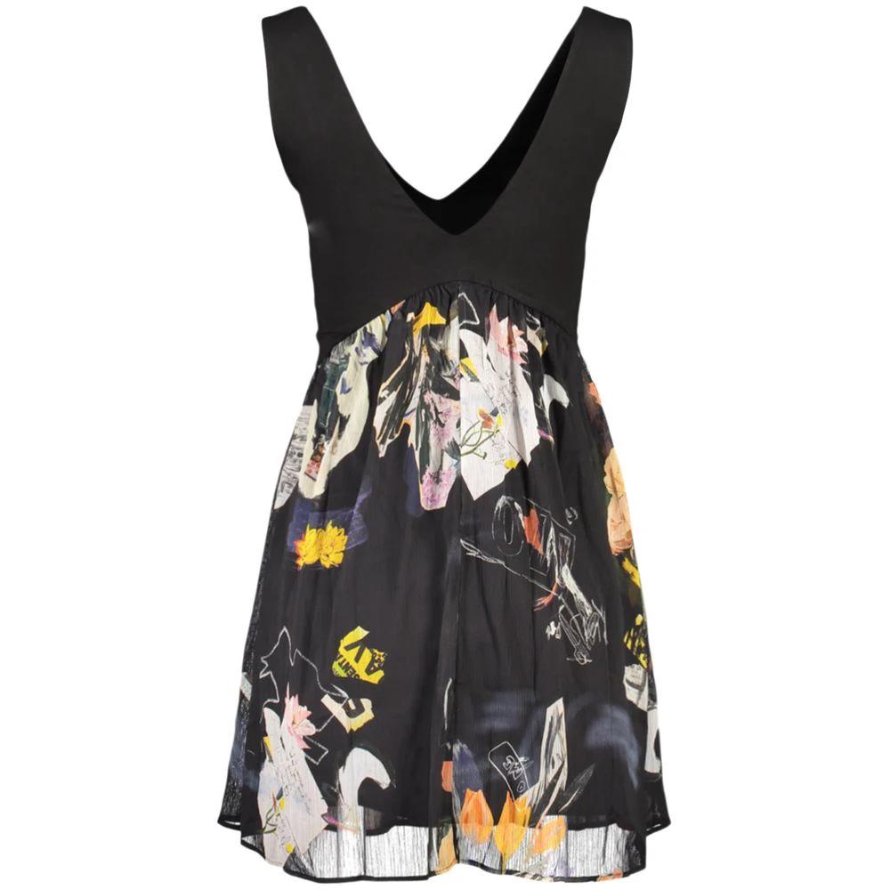 Desigual Schwarzes Damenkleid aus Polyester by Desigual
