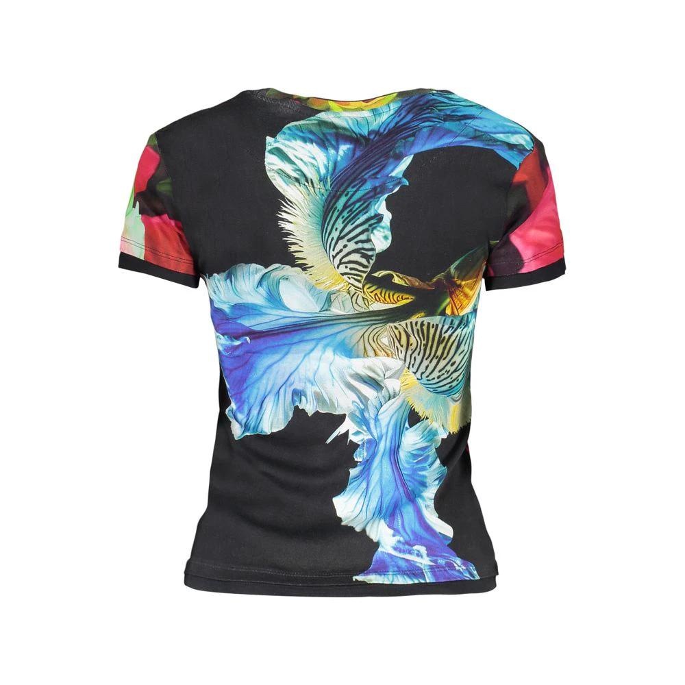 Desigual Schwarzes Baumwoll-T-Shirt für Damen by Desigual