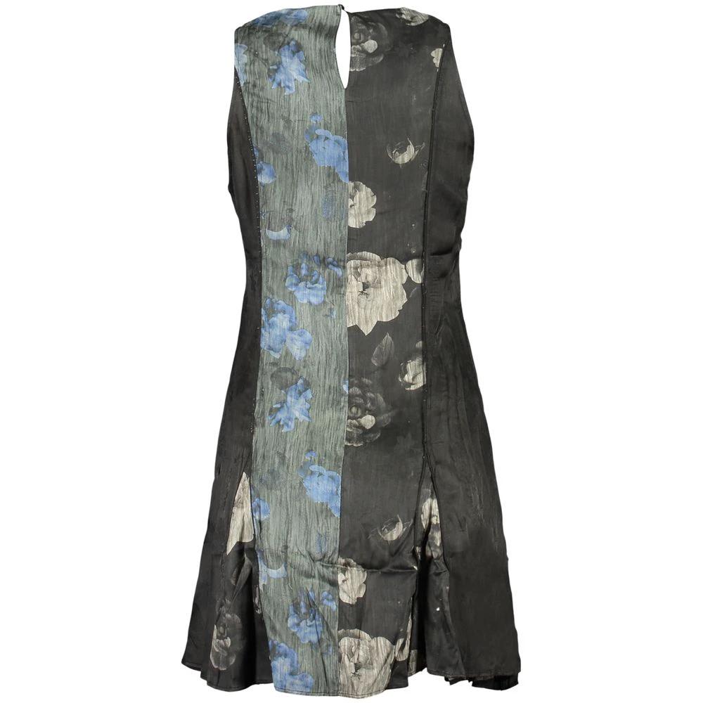 Desigual Schwarzes Damenkleid aus Viskose by Desigual