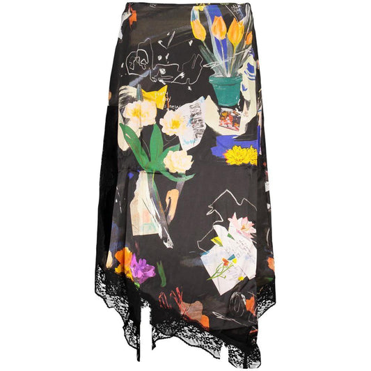 Desigual Schwarzer Polyamid-Rock für Damen by Desigual