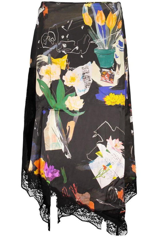 Desigual Schwarzer Polyamid-Rock für Damen by Desigual