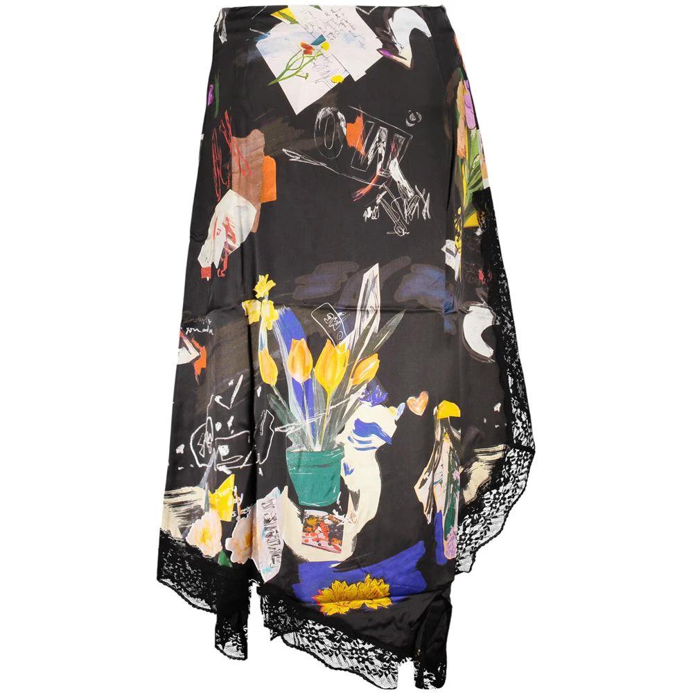 Desigual Schwarzer Polyamid-Rock für Damen by Desigual