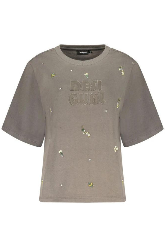 Desigual Grigio Baumwoll-Sweatshirt für Damen by Desigual