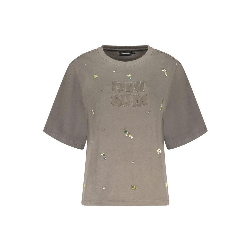 Desigual Grigio Baumwoll-Sweatshirt für Damen by Desigual