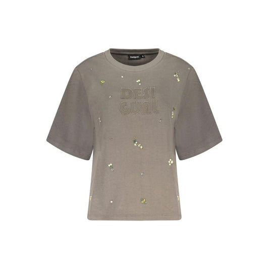 Desigual Grigio Baumwoll-Sweatshirt für Damen by Desigual