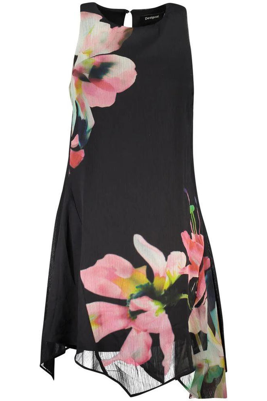 Desigual Schwarzes Damenkleid aus Polyester by Desigual