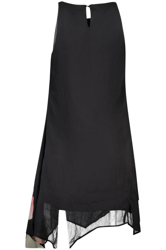 Desigual Schwarzes Damenkleid aus Polyester by Desigual