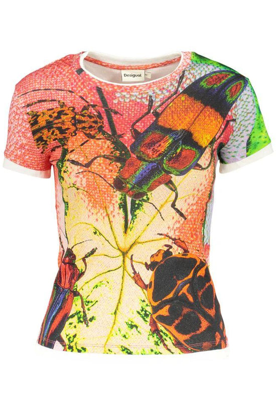 Desigual Rosso Baumwoll-T-Shirt für Damen by Desigual