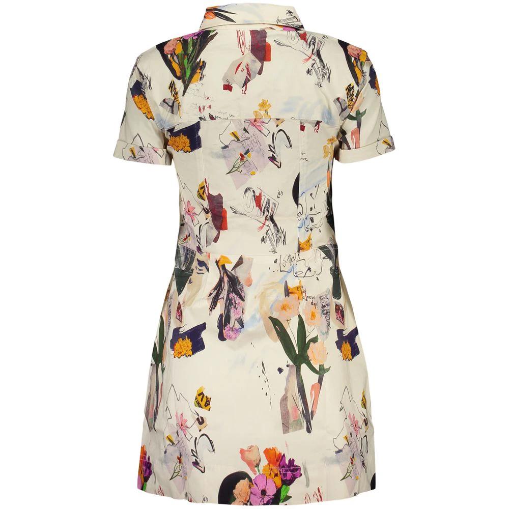 Desigual Bianco Poliammide Damenkleid by Desigual