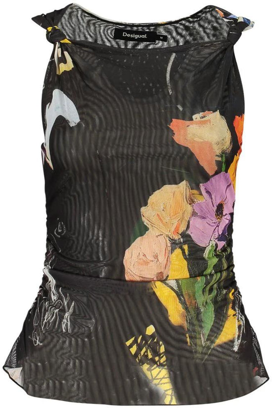 Desigual Nero Polyester Damen Tanktop by Desigual