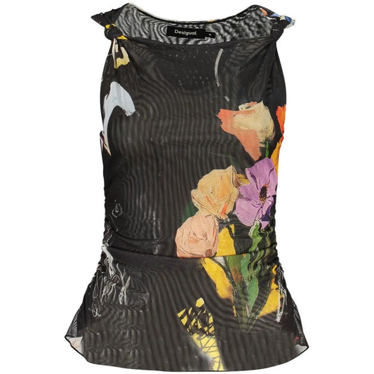 Desigual Nero Polyester Damen Tanktop by Desigual