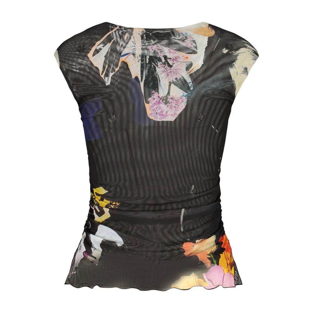 Desigual Nero Polyester Damen Tanktop by Desigual