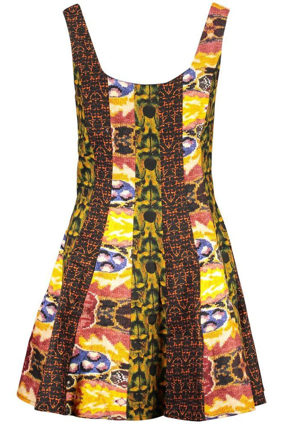 Desigual Giallo Baumwollkleid für Damen by Desigual