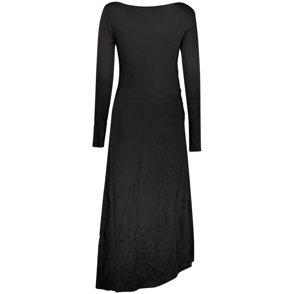Desigual Schwarzes Damenkleid aus Viskose by Desigual