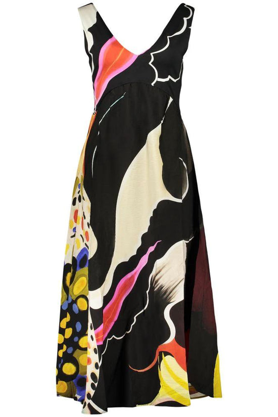 Desigual Schwarzes Damenkleid aus Viskose by Desigual
