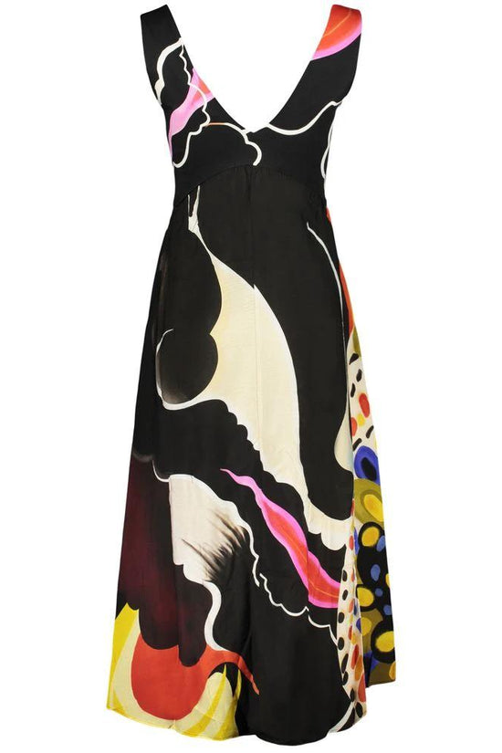 Desigual Schwarzes Damenkleid aus Viskose by Desigual
