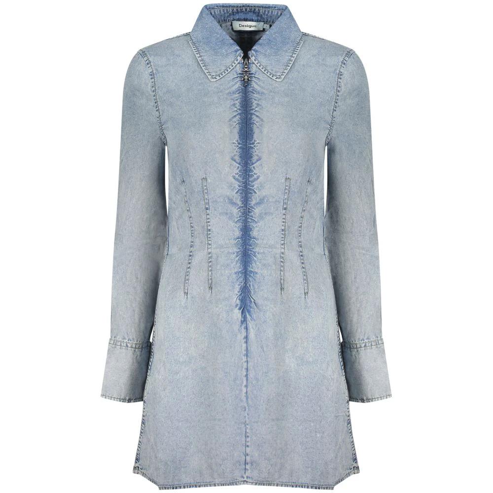 Desigual Azzurro Lyocell Damenkleid by Desigual