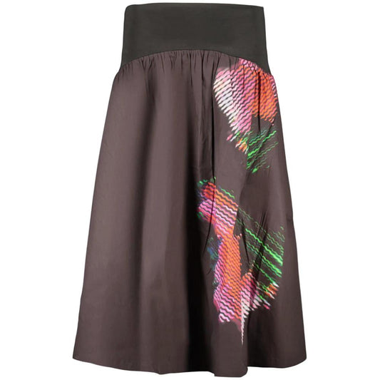 Desigual Schwarzer Baumwollrock für Damen by Desigual