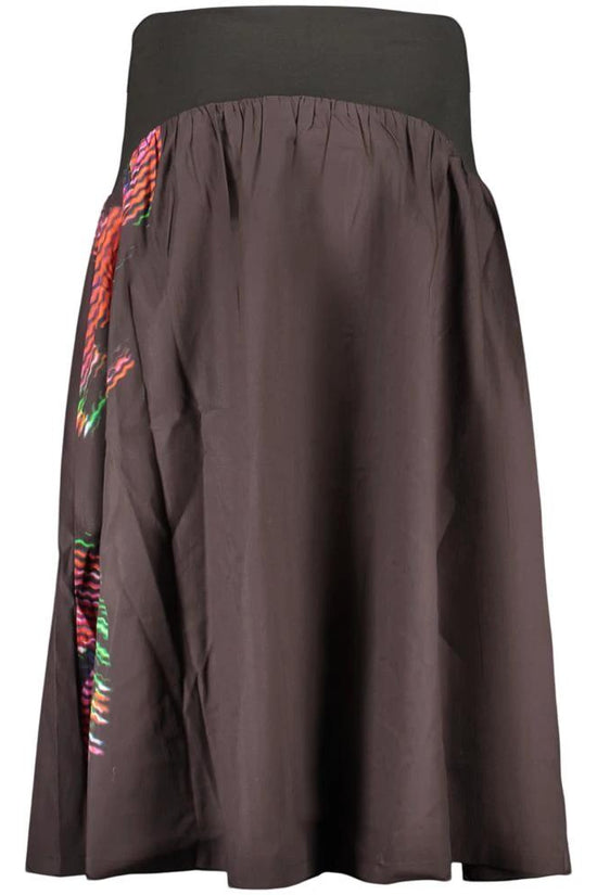 Desigual Schwarzer Baumwollrock für Damen by Desigual