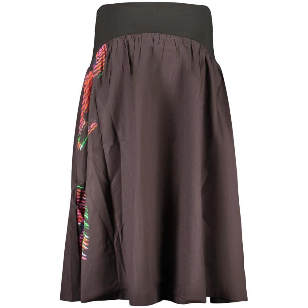 Desigual Schwarzer Baumwollrock für Damen by Desigual