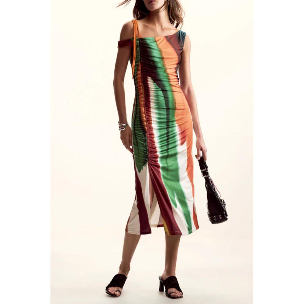 Desigual Damenkleid aus Marrone-Polyester by Desigual