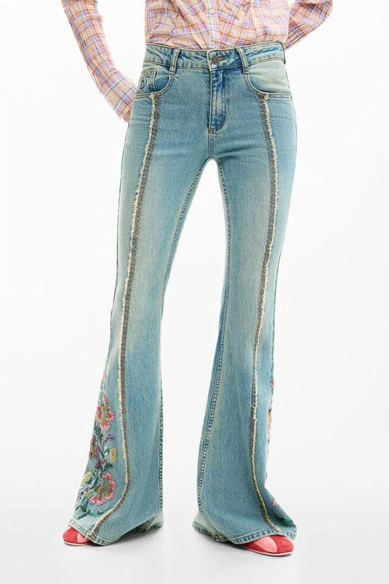 Desigual Azzurro Baumwoll-Jeans für Damen by Desigual