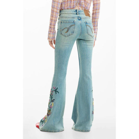 Desigual Azzurro Baumwoll-Jeans für Damen by Desigual