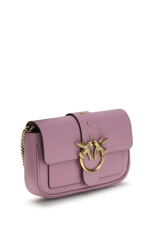 PINKO Multicolor Calf Leather Bos Taurus Schultertasche by PINKO