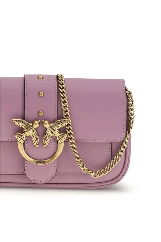 PINKO Multicolor Calf Leather Bos Taurus Schultertasche by PINKO