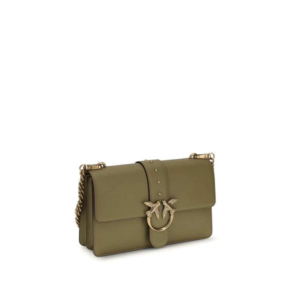 PINKO Bicolor Calf Leather Bos Taurus Schultertasche by PINKO