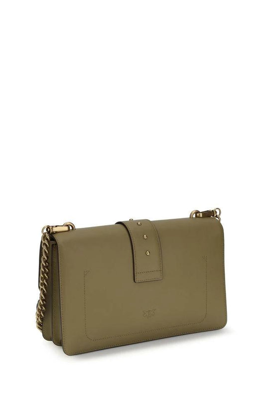 PINKO Bicolor Calf Leather Bos Taurus Schultertasche by PINKO