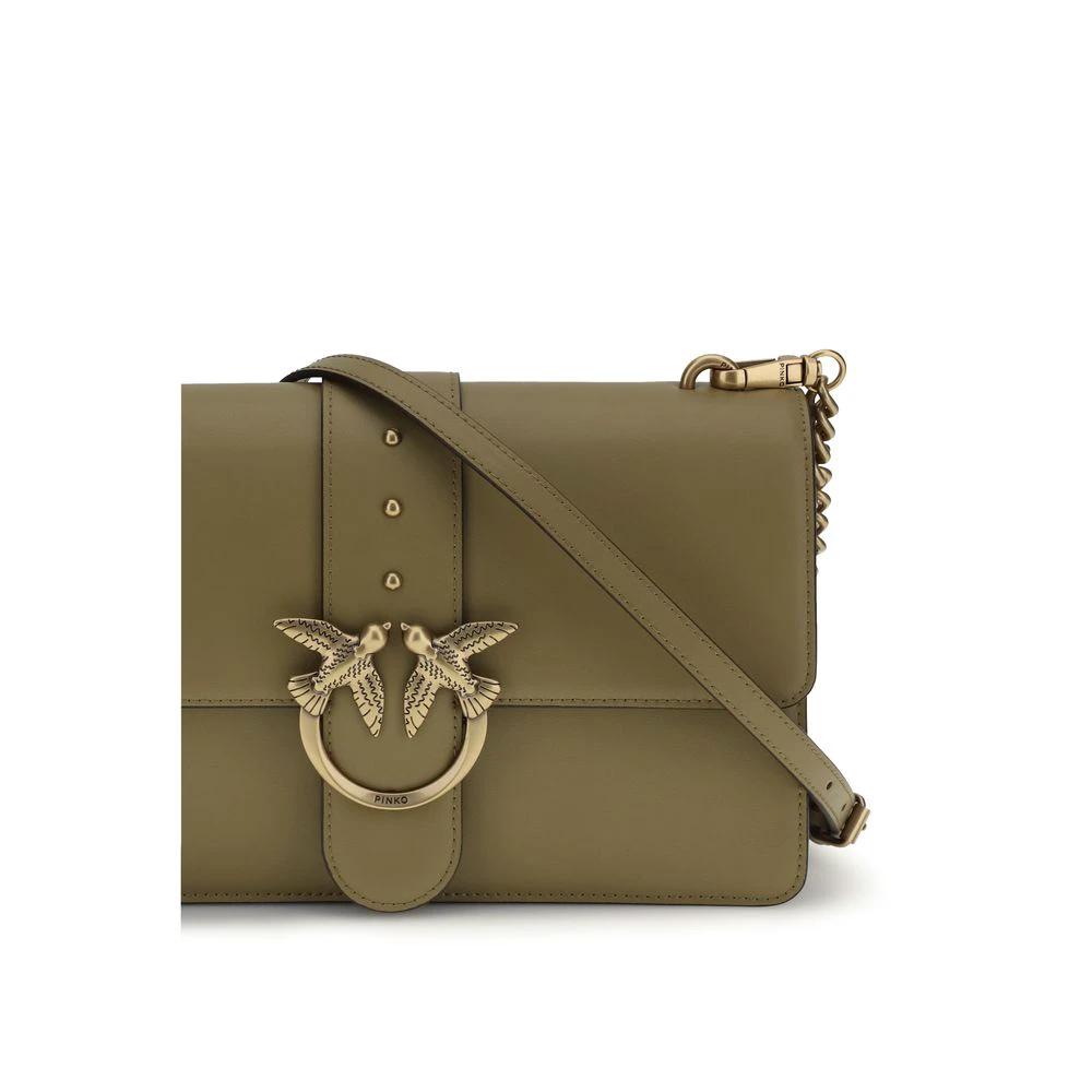 PINKO Bicolor Calf Leather Bos Taurus Schultertasche by PINKO
