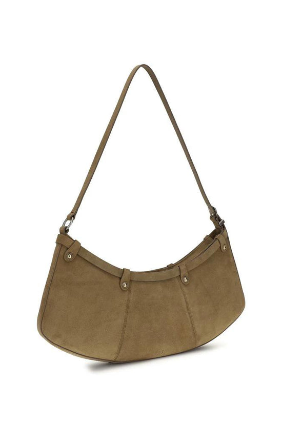 PINKO Beige Kalbsleder Bos Taurus Umhängetasche by PINKO